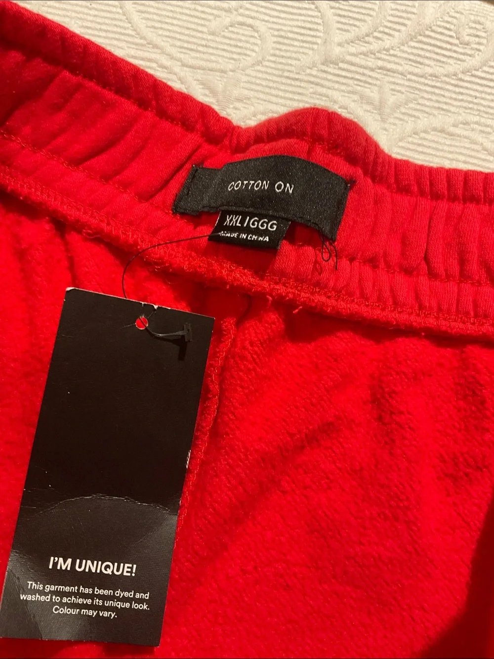 Cotton On Men's Red Athletic Drawstring Shorts. NWT. XXL